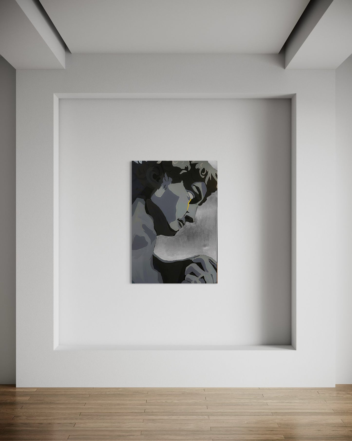 Die Träne Davids - Limited Edition Print (Auf Leinwand)