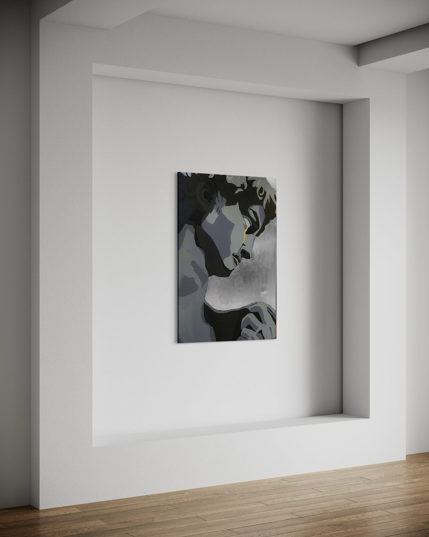 Die Träne Davids - Limited Edition Print (Auf Leinwand)