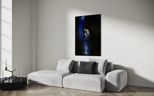 Im Fluss des Universums - Print (Auf Leinwand)