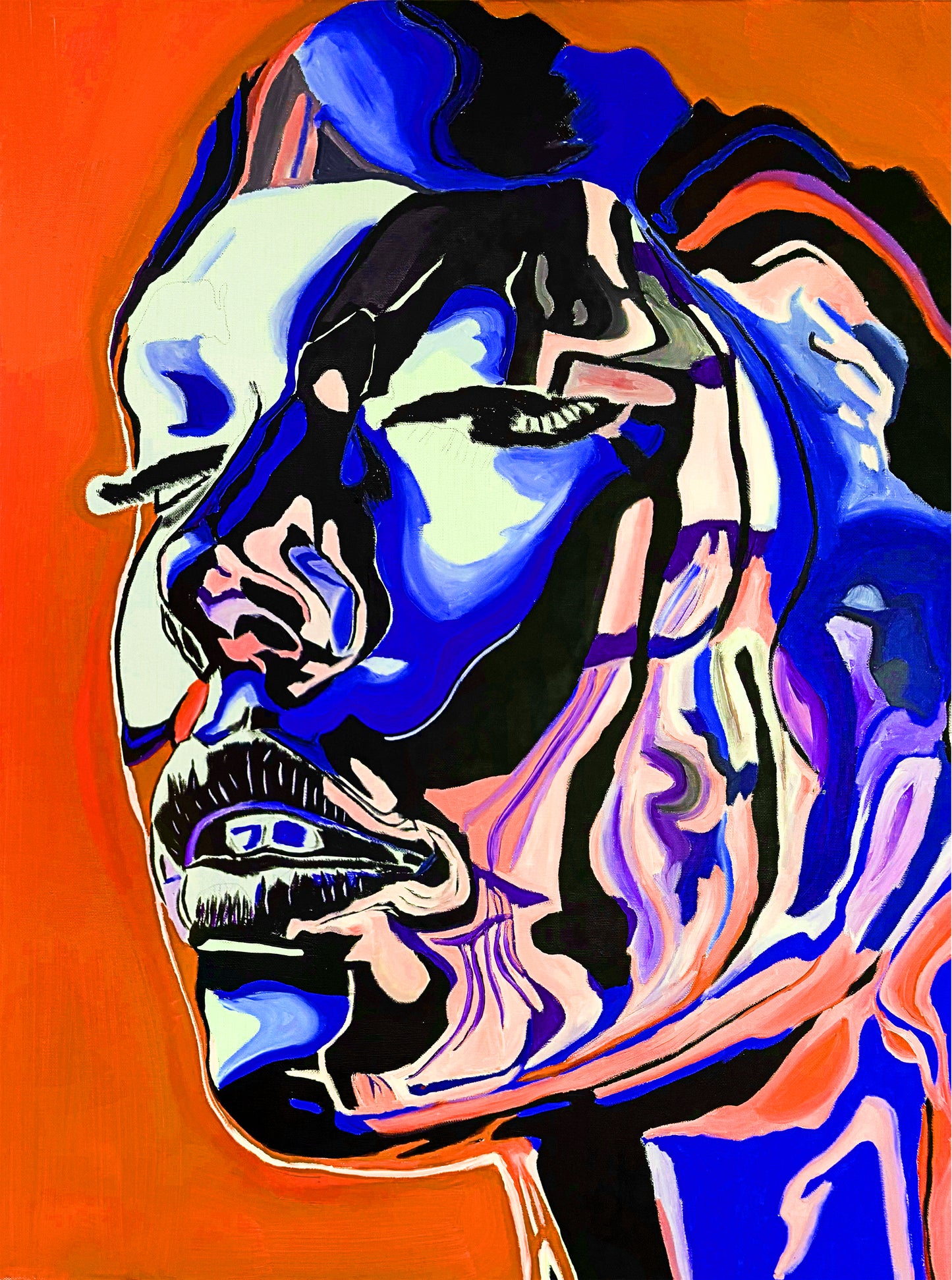 Augen zu, Welt an - Limited Edition Print II (Auf Leinwand)