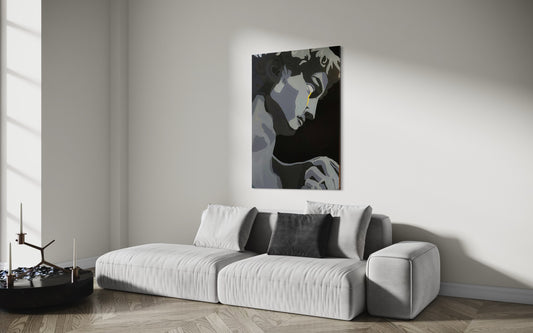 Die Träne Davids - Print (Auf Leinwand)
