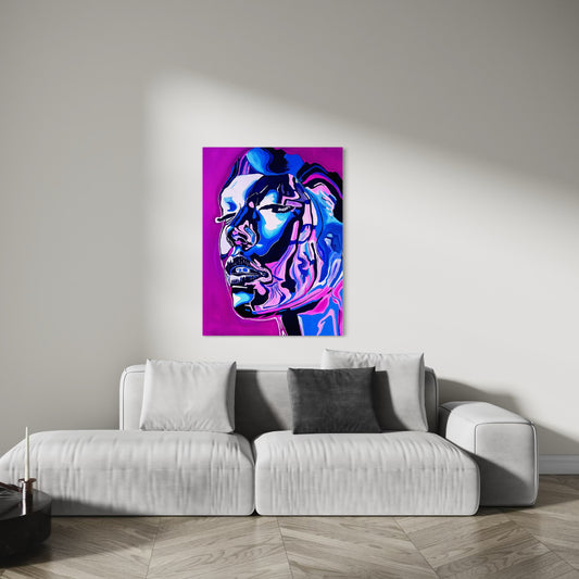Augen zu, Welt an - Limited Edition Print I (Auf Leinwand)