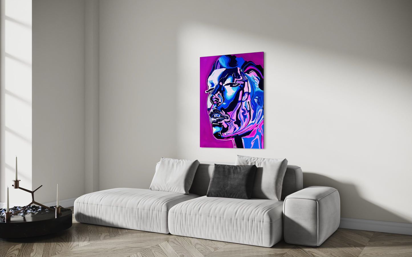 Augen zu, Welt an - Limited Edition Print I (Auf Leinwand)