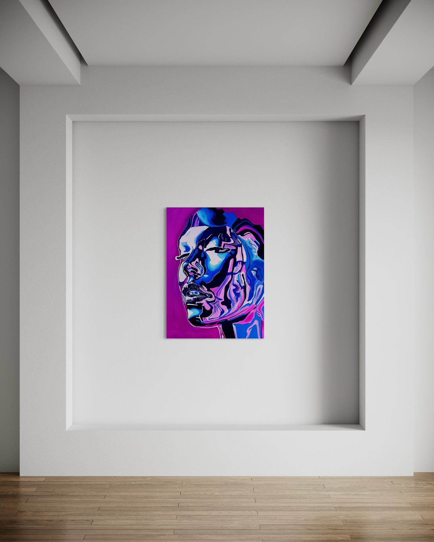 Augen zu, Welt an - Limited Edition Print I (Auf Leinwand)