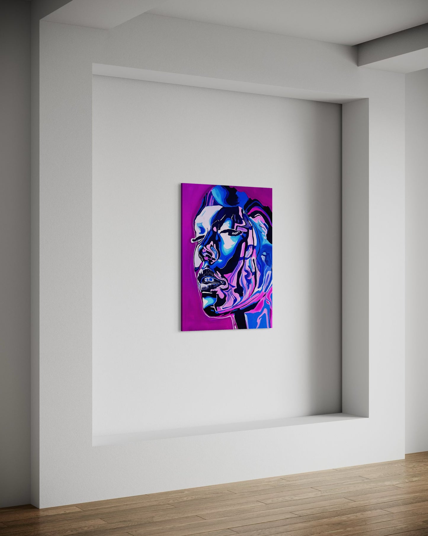 Augen zu, Welt an - Limited Edition Print I (Auf Leinwand)